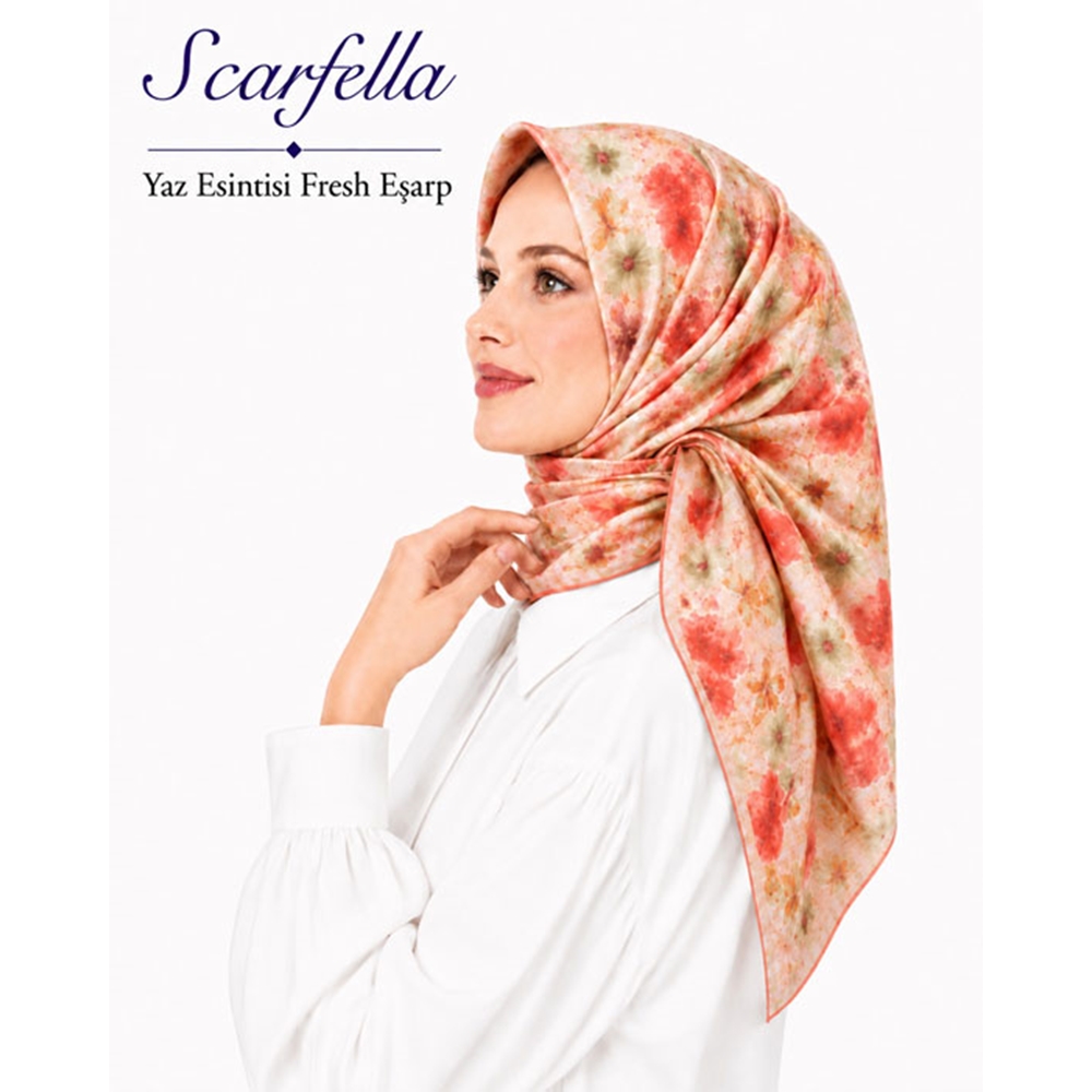 Scarfella Yaz Esintisi Fresh Eşarp - Desen-127