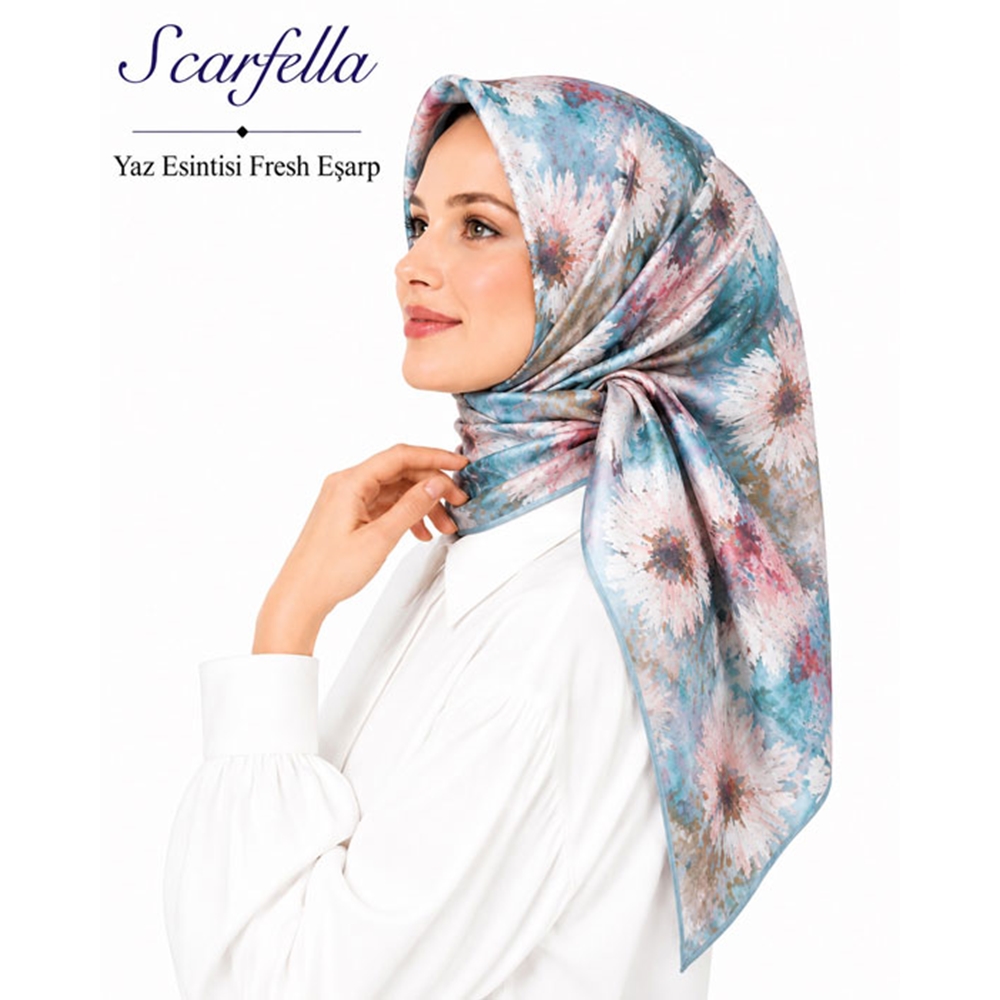 Scarfella Yaz Esintisi Fresh Eşarp - Desen-128