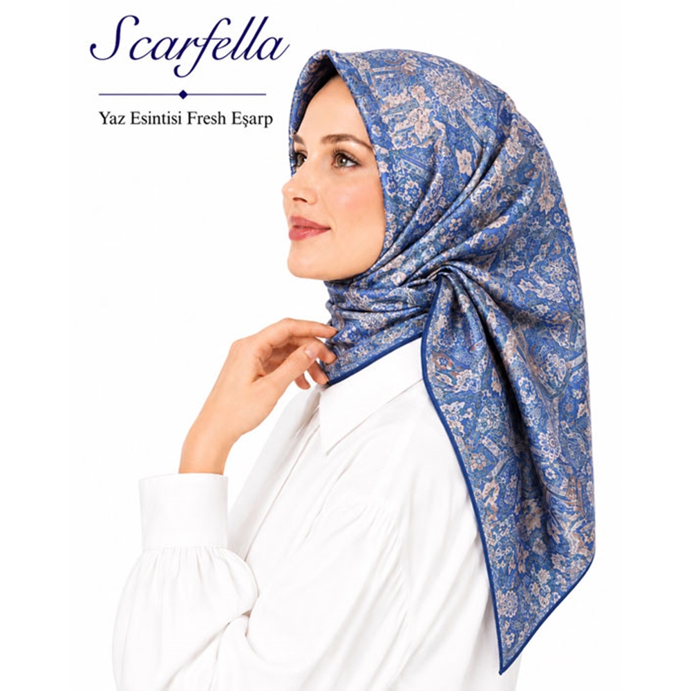Scarfella Yaz Esintisi Fresh Eşarp - Desen-129