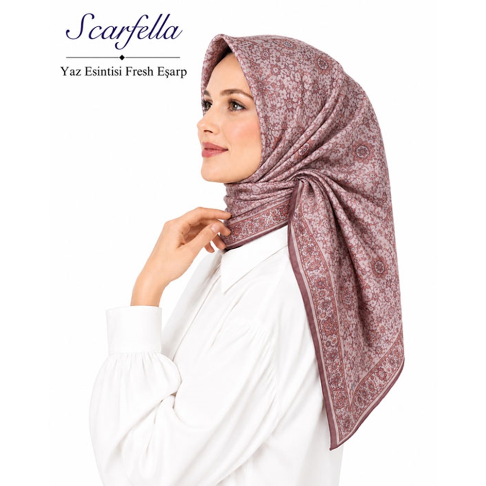 Scarfella Yaz Esintisi Fresh Eşarp - Desen-130