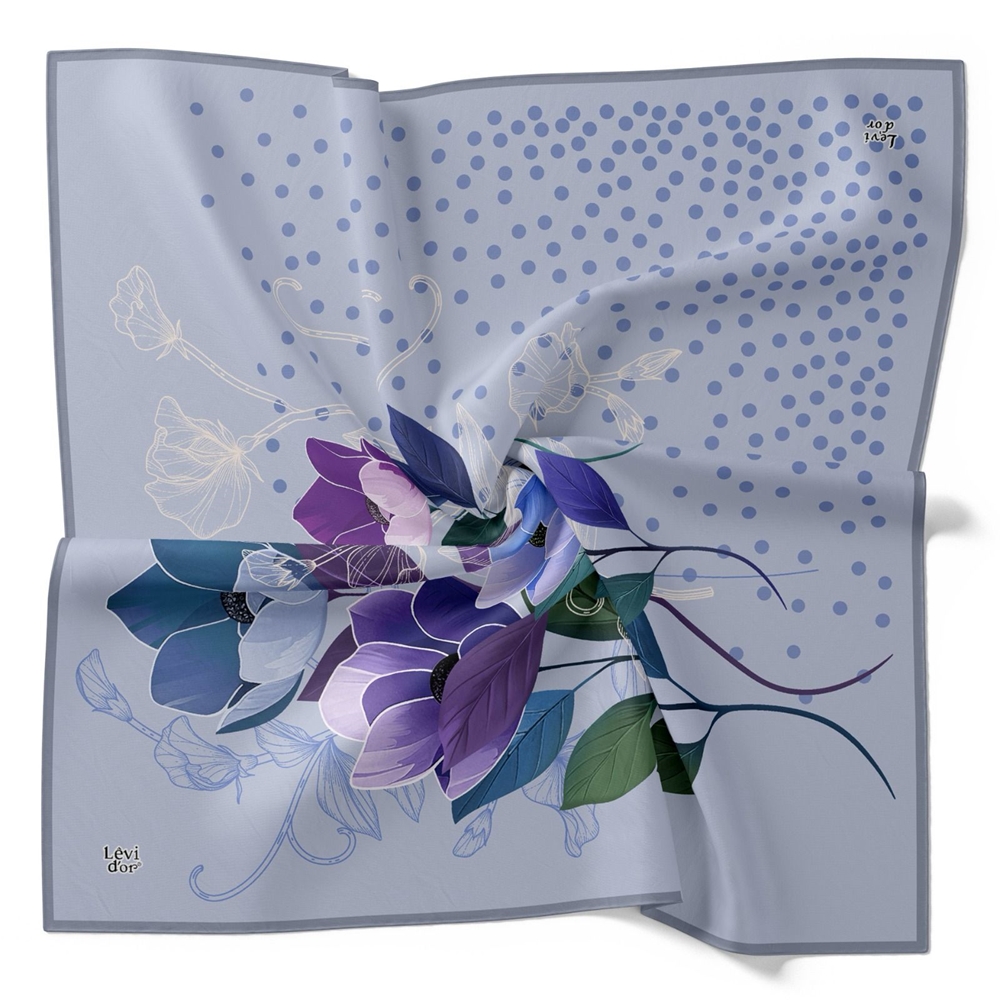 Levidor Twill İpek Eşarp Desen-752