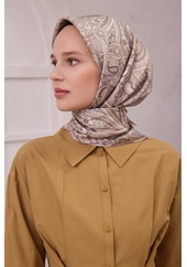 Belli Twill Saf İpek Eşarp - 2025-2026 Sonbahar-Kış 4202D (T)