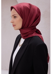 Belli Twill Saf İpek Eşarp - 2025-2026 Sonbahar-Kış 4203D (T)