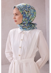 Belli Twill Saf İpek Eşarp - 2025-2026 Sonbahar-Kış 4222D (T)