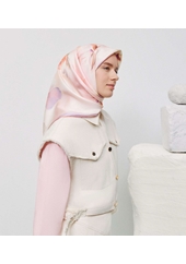 Armine Dj Sura Saf İpek Eşarp - 2025 Yaz Sezonu 9305D (S)