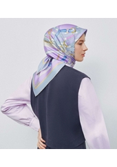 Armine Dj Sura Saf İpek Eşarp - 2025 Yaz Sezonu 9315D (S)