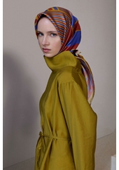 Belli Twill Saf İpek Eşarp - 2026-2027 Sonbahar-Kış 4401D (T)