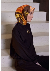 Belli Twill Saf İpek Eşarp - 2026-2027 Sonbahar-Kış 4409D (T)