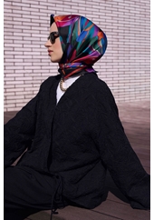 Belli Twill Saf İpek Eşarp - 2026-2027 Sonbahar-Kış 4410D (T)
