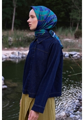 Belli Twill Saf İpek Eşarp - 2026-2027 Sonbahar-Kış 4411D (T)