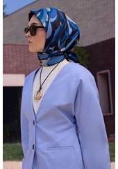 Belli Twill Saf İpek Eşarp - 2026-2027 Sonbahar-Kış 4414D (T)