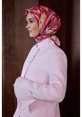Belli Twill Saf İpek Eşarp - 2026-2027 Sonbahar-Kış 4416D (T)