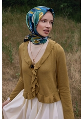 Belli Twill Saf İpek Eşarp - 2026-2027 Sonbahar-Kış 4417D (T)