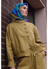 Belli Twill Saf İpek Eşarp - 2026-2027 Sonbahar-Kış 4419D (T)