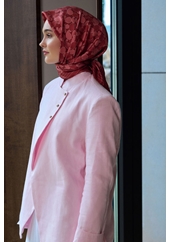 Belli Twill Saf İpek Eşarp - 2026-2027 Sonbahar-Kış 4422D (T)