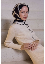 Belli Twill Saf İpek Eşarp - 2026-2027 Sonbahar-Kış 4429D (T)