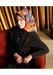 Armine Dj Sura Saf İpek Eşarp - 2026-2027 Sonbahar-Kış 9603D (S)