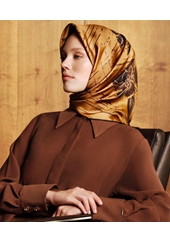 Armine Dj Sura Saf İpek Eşarp - 2026-2027 Sonbahar-Kış 9617D (S)