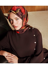 Armine Dj Sura Saf İpek Eşarp - 2026-2027 Sonbahar-Kış 9620D (S)