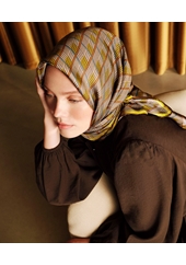 Armine Dj Sura Saf İpek Eşarp - 2026-2027 Sonbahar-Kış 9626D (S)
