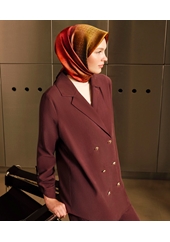 Armine Exclusive Jakar İpek Eşarp - 2026-2027 Sonbahar-Kış 9647D (J)