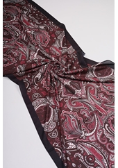 Scarfella Desenli Silk Licra Şal - Desen-03