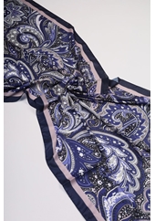 Scarfella Desenli Silk Licra Şal - Desen-04