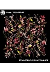 Cenk Desenli Oyalık Yazma - 0300-612