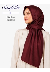 Scarfella Düz Renk Kristal Şal - Desen-01
