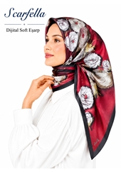 Scarfella Dijital Soft Eşarp - Desen-99