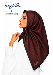 Scarfella Dijital Soft Eşarp - Desen-127