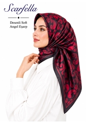 Scarfella Desenli Soft Angel Eşarp - Desen-76