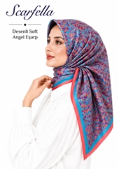 Scarfella Desenli Soft Angel Eşarp - Desen-77