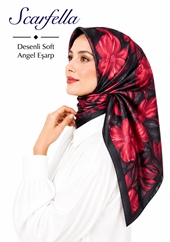 Scarfella Desenli Soft Angel Eşarp - Desen-78
