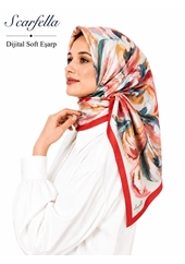 Scarfella Dijital Soft Eşarp - Desen-132