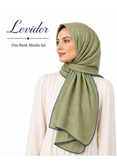 Levidor Düz Renk Müslin Biyeli Şal - Desen-01