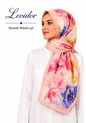Levidor Desenli Müslin Şal - Desen-03