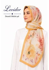 Levidor Desenli Müslin Şal - Desen-04