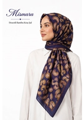 Mismara Desenli Bambu Kraş Şal - Desen-03
