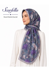 Scarfella Desenli Bambu Kraş Şal - Desen-17