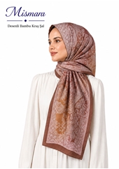 Mismara Desenli Bambu Kraş Şal - Desen-04