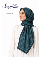 Scarfella Desenli Naturel Şal - Desen-166