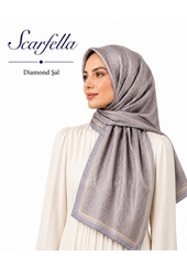 Scarfella Desenli Diamond Şal - Desen-05