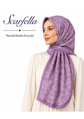 Scarfella Desenli Bambu Kraş Şal - Desen-22