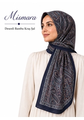 Mismara Desenli Bambu Kraş Şal - Desen-05