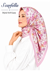 Scarfella Dijital Soft Eşarp - Desen-141