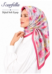 Scarfella Dijital Soft Eşarp - Desen-146