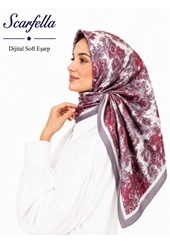 Scarfella Dijital Soft Eşarp - Desen-147