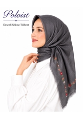 Poloist Desenli Sökme Tülbent - Desen-345
