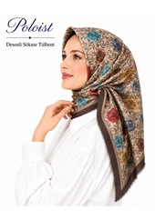 Poloist Desenli Sökme Tülbent - Desen-347